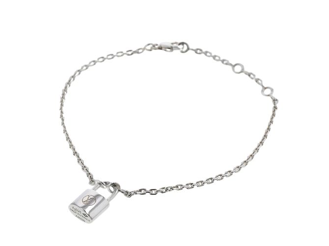 Louis Vuitton Pulseira Lockit Prata