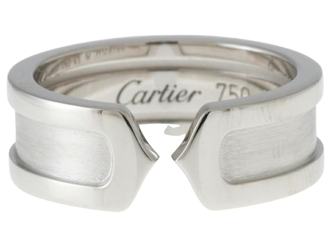 Cartier C2 Prata Ouro branco  ref.925568