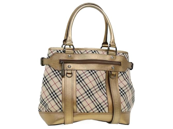 BURBERRY Beige Synthetic  ref.925685