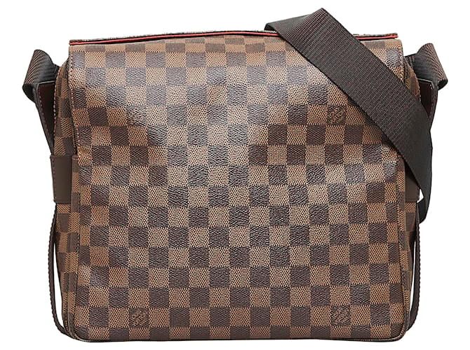 Louis Vuitton Damier Naviglio Shoulder Bag Crossbody Ebene Men