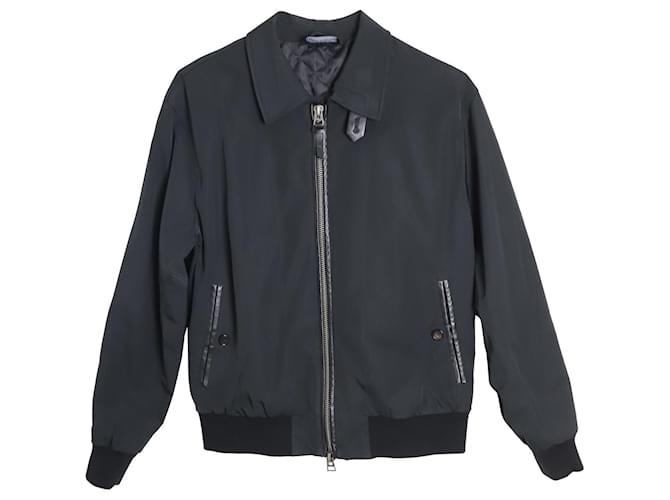 Tom Ford Bomber Jacket in Black Polyester  ref.925837