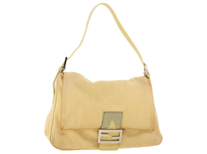 FENDI: shoulder bag for women - Yellow Cream