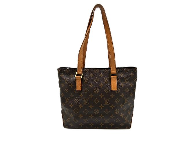 Louis Vuitton Cabas Mezzo en toile enduite Monogram Marron