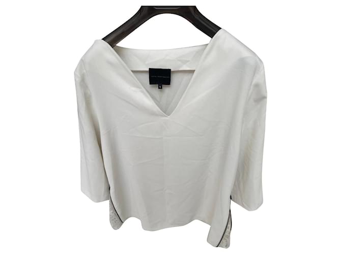 Autre Marque Blouse Hotel Particulier Eggshell Polyester  ref.926538