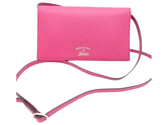gucci Pink Leather  ref.926730