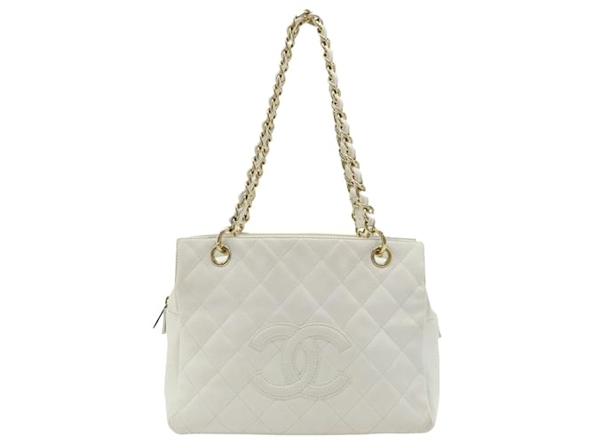 Timeless Chanel shopping Multicor Couro  ref.926813