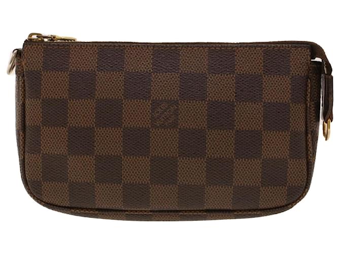 Louis Vuitton Mini Pochette Accessoires Brown Cloth ref.927103 - Joli Closet