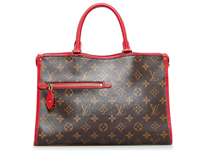 Buy Louis Vuitton Popincourt Mm Monogram Red Leather Shoulder Hand
