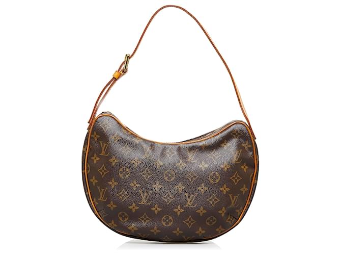 Louis Vuitton Monogram Croissant MM Brown Cloth ref.103793 - Joli