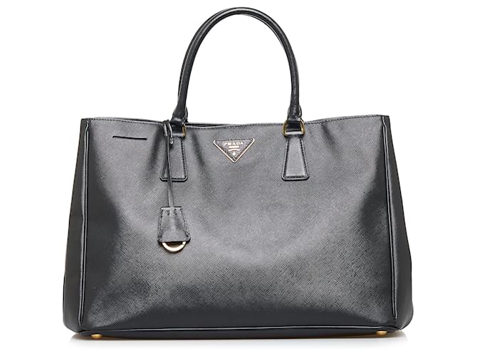 sac a main prada galleria en cuir saffiano noir cabas