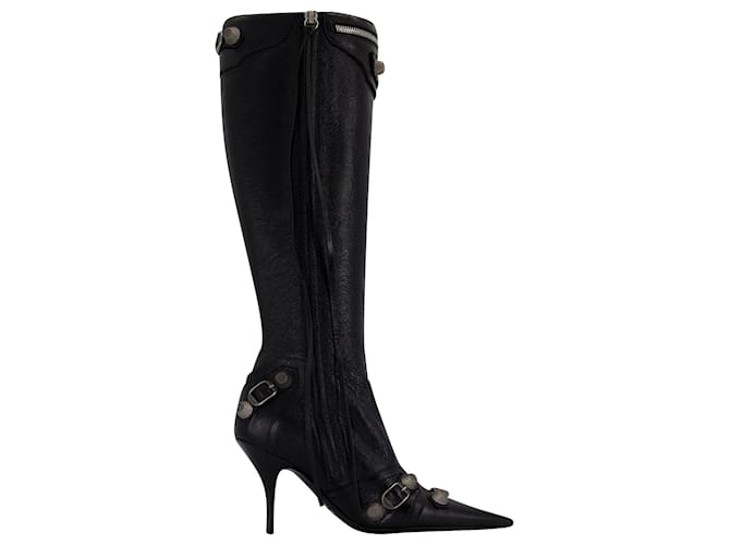 Cagole H90 Boots - Balenciaga - Leather - Black  ref.927275