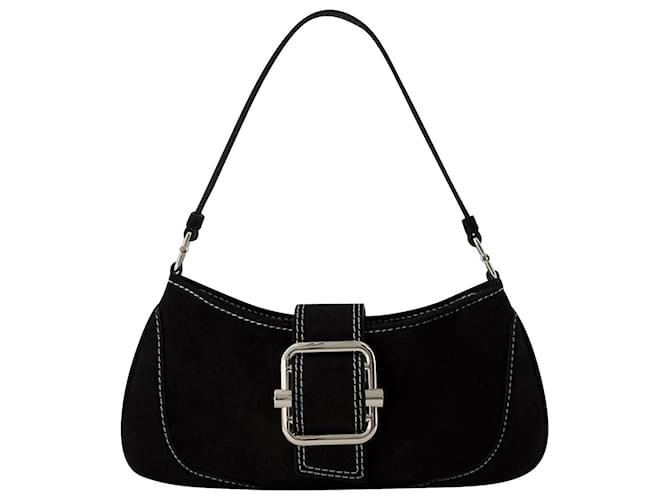 Autre Marque Hobo Brocle Bag - Osoi - Leather - Blue Black Pony-style calfskin  ref.927358