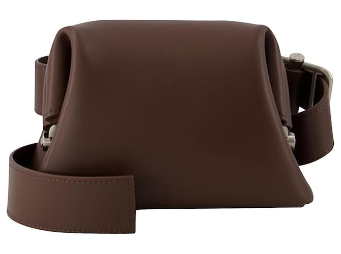 Autre Marque Pecan Brot Crossbody Bag - Osoi - Leather - Brown Pony-style calfskin  ref.927477