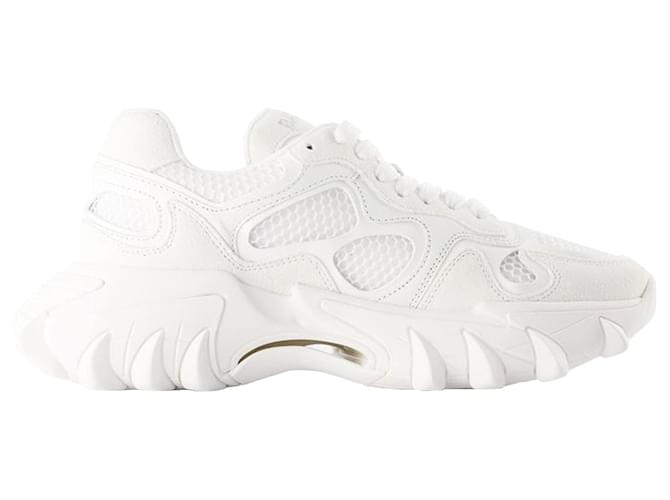 B-East Sneakers - Balmain - Leather - Optic White  ref.927508