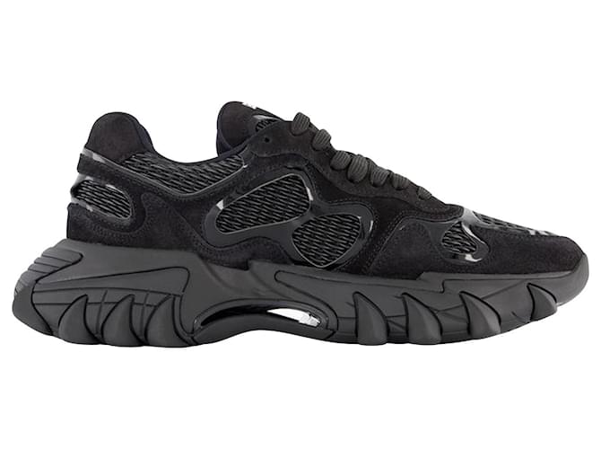 B-East Sneakers - Balmain - Leather - Black  ref.927513