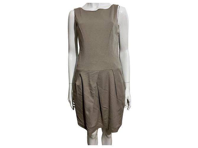 Abito Joseph in jersey di viscosa beige fungo/taupe