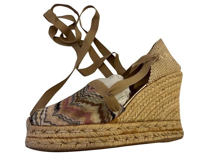 Espadrillas stringate di Missoni Multicolore