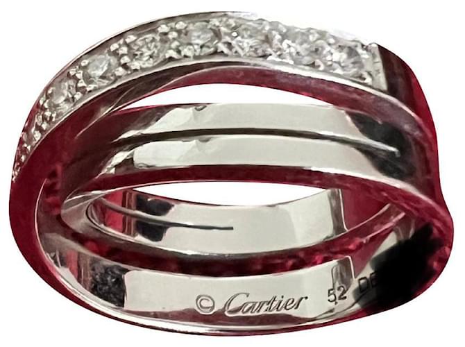 Cartier ring Etincelle white gold Metallic  ref.927750