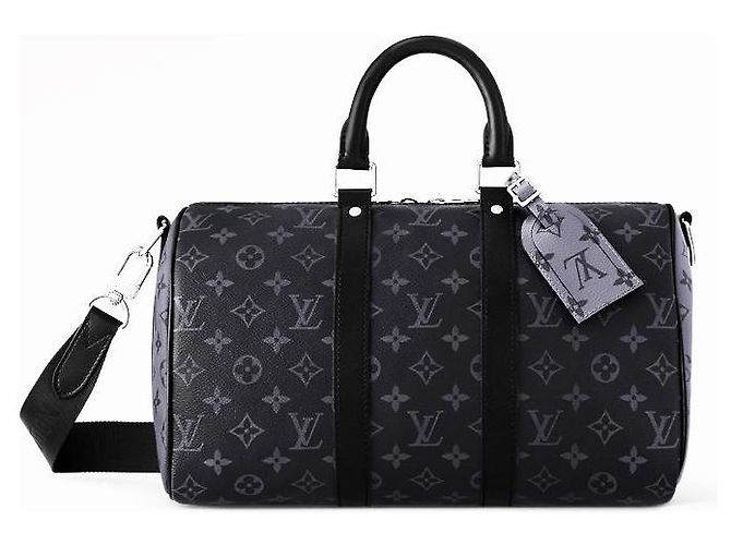 Louis Vuitton LV-Keepall-Finsternis 35cm Grau