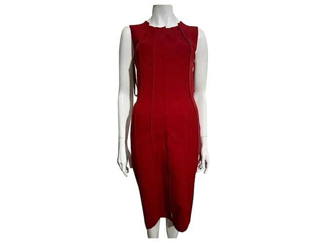 Diane Von Furstenberg DvF Alexandria dress in Red Spice Viscose  ref.927802
