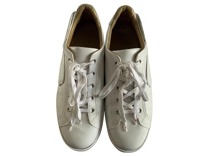 Hermès Sneakers White Leather  ref.927808