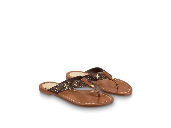 LOUIS VUITTON  Mules & clogs T.EU 37 Leather Brown