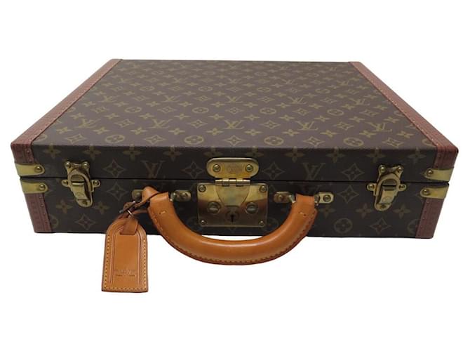 valise louis vuitton malle president 45 en cuir epi