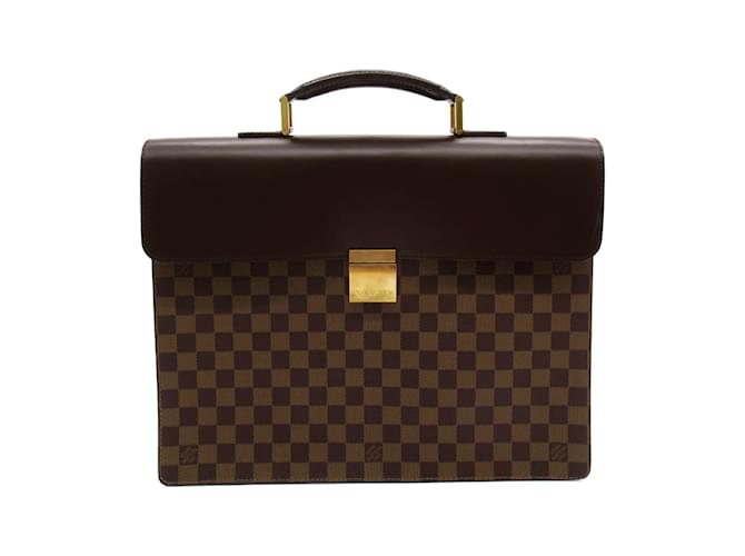 Borsa da lavoro Louis Vuitton Damier Ebene Altona PM Canvas N53315 in ottime condizioni Marrone Tela  ref.928227