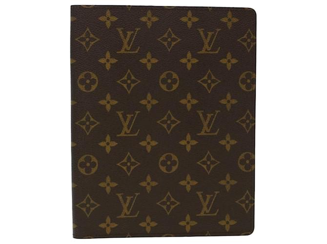 LOUIS VUITTON Monogram Agenda Bureau Day Planner Cover R20100 LV Auth  am4408 Cloth ref.935688 - Joli Closet