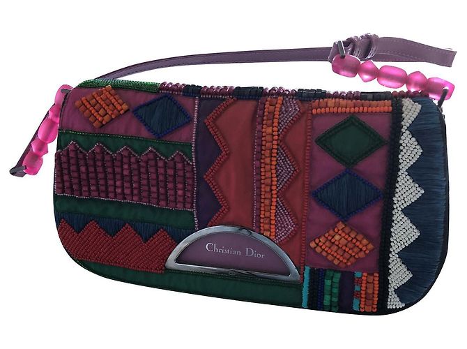 Sac baguette Malice Dior par John Galliano Multicolore
