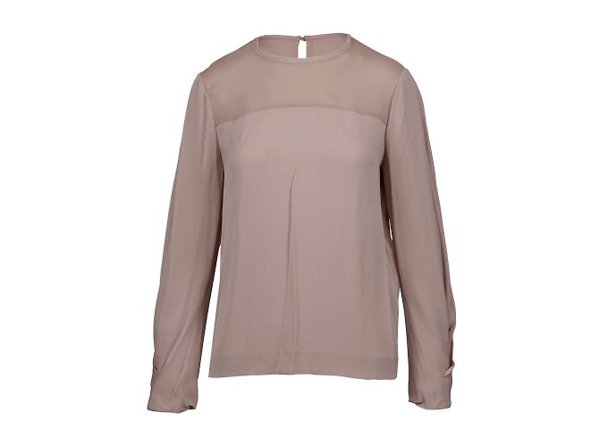Diane Von Furstenberg Blassrosa Bluse Pink
