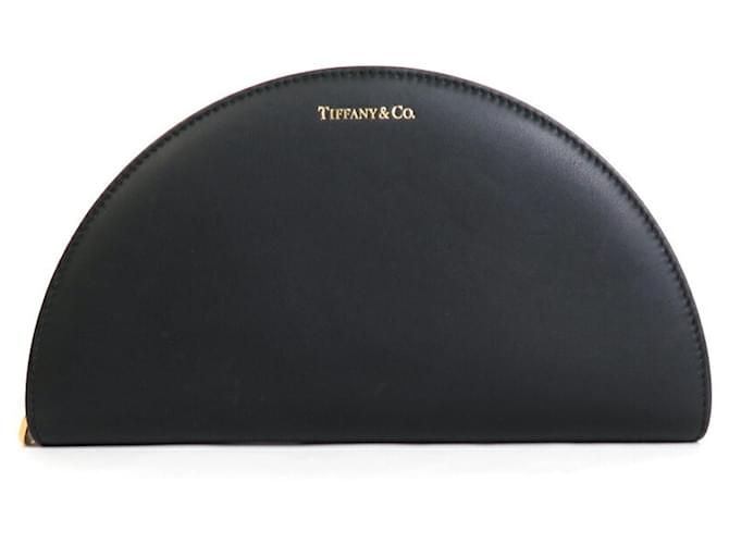TIFFANY & CO Black Leather  ref.929006