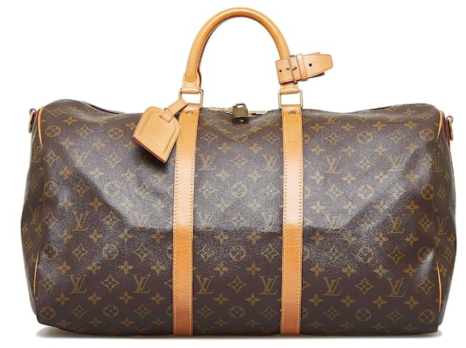 Louis Vuitton Monogram Canvas Keepall Bandouliere 50 Bag Marc by