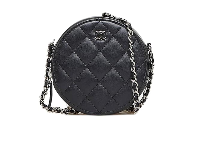 Chanel Black Round As Earth Crossbody Leather ref.929157 - Joli Closet