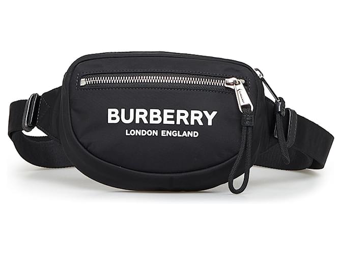 BURBERRY waist bag black nylon