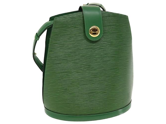 LOUIS VUITTON Epi Cluny Shoulder Bag Green M52254 LV Auth 42531 Leather  ref.929292 - Joli Closet