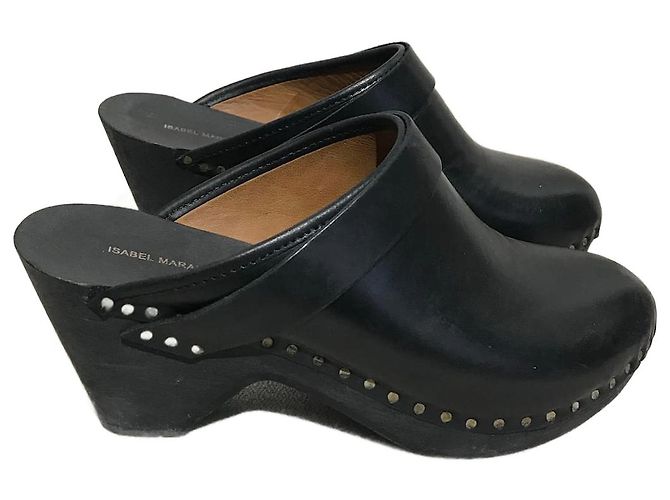 ISABEL MARANT Mules & sabots T.UE 36 cuir de vachette