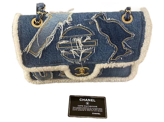 Chanel Bolsas Azul