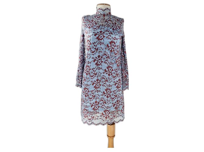 Ganni Spitzenkleid Viscose Mehrfarben