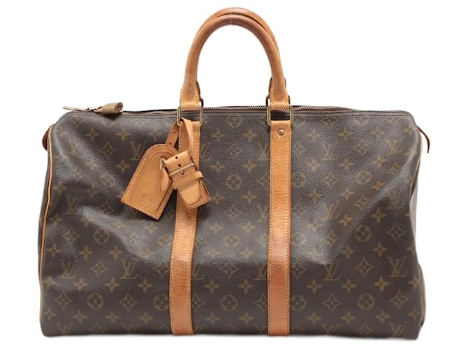 Louis Vuitton Keepall 45 Brown Cloth ref.929952 - Joli Closet