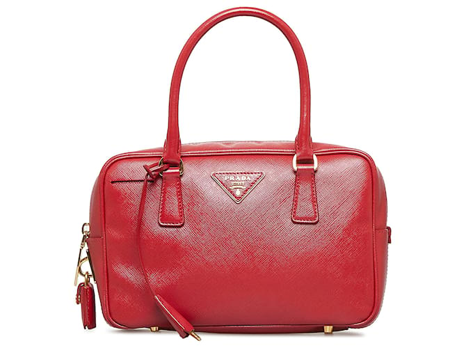 Prada Pink Tessuto Chain Crossbody Bag Leather Pony-style calfskin