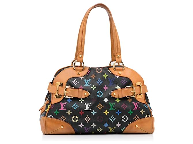 Louis Vuitton Black Monogram Multicolore Claudia Bag