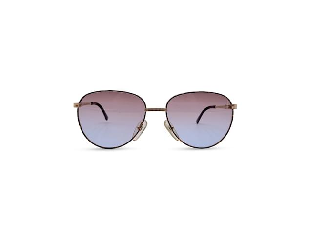 Christian Dior Vintage Women Sunglasses 2754 41 55/17 140MM Golden Metal  ref.930106