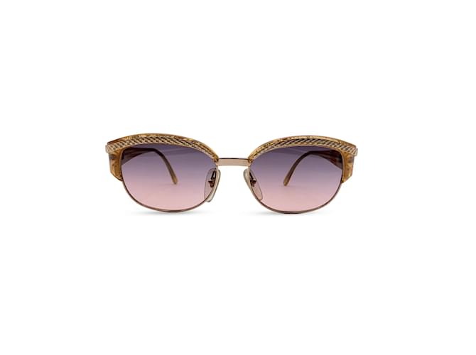 Christian Dior lunettes de soleil femmes vintage 2589 44 Optyle 55/18 130MM Plastique Orange  ref.930107