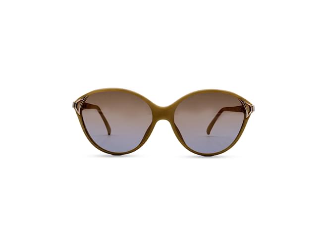 Christian Dior lunettes de soleil femmes vintage 2306 70 Optyle 57/15 130MM Plastique Beige  ref.930109