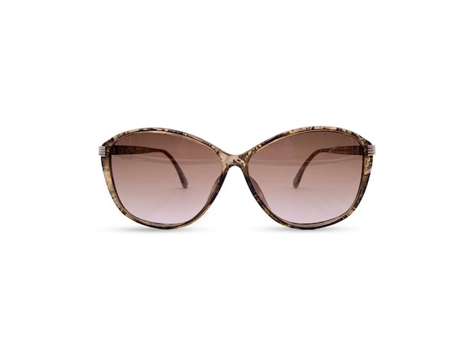 Christian Dior lunettes de soleil femmes vintage 2531 31 Optyle 58/11 135MM Plastique Marron  ref.930113