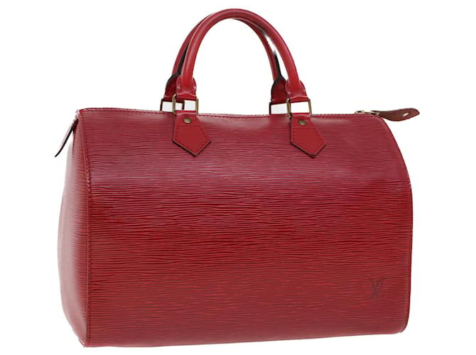 Louis Vuitton Red Epi Leather Speedy 30 Louis Vuitton