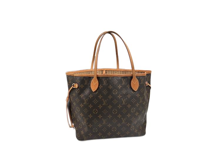 Toile enduite monogramme Louis Vuitton Neverfull MM Marron  ref.930261