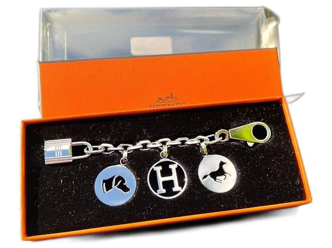 Bijou de sac Hermès Breloque Argent Bijouterie argentée 