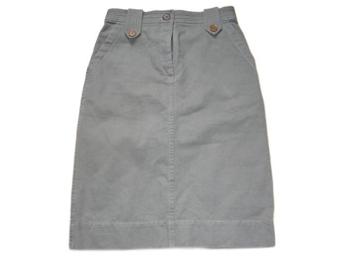 Isabel Marant Etoile saia cáqui de algodão, taille 38. Caqui